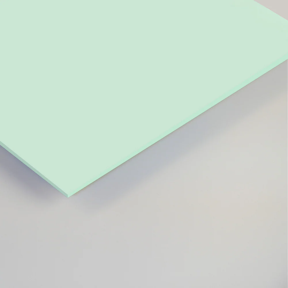 Pastel Green Satin Cladding