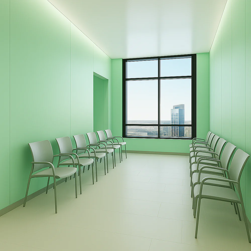 Pastel Green Satin Cladding - Image 2