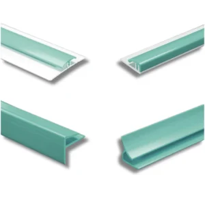 Sheer Glass Turquoise Satin Trims